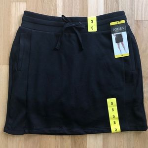 Black Cotton Skort (M)